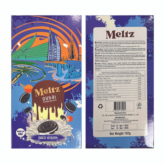 Meltz Dubai Chocolate Oreo Knafeh 192g