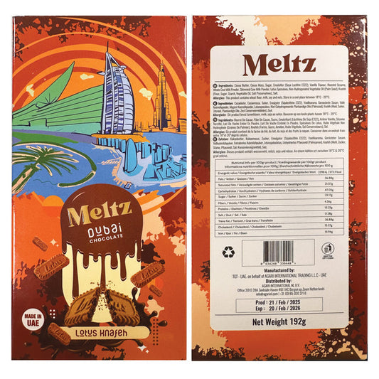 Meltz Dubai Chocolate Biscoff Knafeh 192g